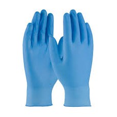 Gants d'examen - MEDIGUARD - SENSICARE ICE - NITRIL BLEU non-poudrés - 200/ Boîte - Taille L.