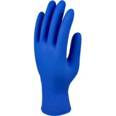 Mediguard - SENSICARE SILK Handschoenen - Blauw nitril, poedervrij - Vingers met structuur - Maat S