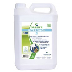 Eco Green Ultra Wash 5 - Lessive liquide enzymatique tous textiles - 5 litres