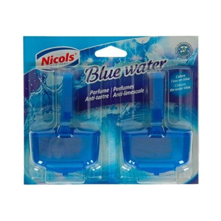 Blitz - bloc wc eau bleue 40 grammes X2