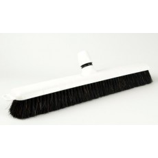 Brosse intérieur LINEA Blanc fibre noir - 50cm avec douille a visser