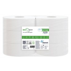 Papier toilette MAXI JUMBO BIO TECH-2 plis-colis de 6 rouleaux (rempl. par 421346)