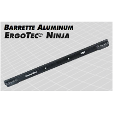 Aluminium rail met rubber