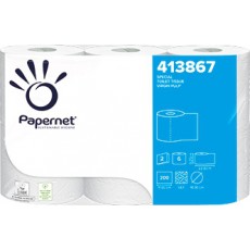 Toilet papier extra wit -2 laags -200 vellen - 96 rl (413867) (ALL4 4400544).