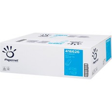 Essuie-mains ZZ - 2 plis blanc cellulose - 20,3 x 24 cm - Colis de 20 x 200 feuilles