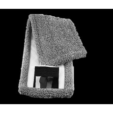 Microvezelvlakmop pockets en flappen - Antraciet - 40cm